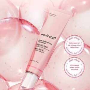 Medicube, crema para el contorno de ojos con péptidos rosas PDRN, 30 ml